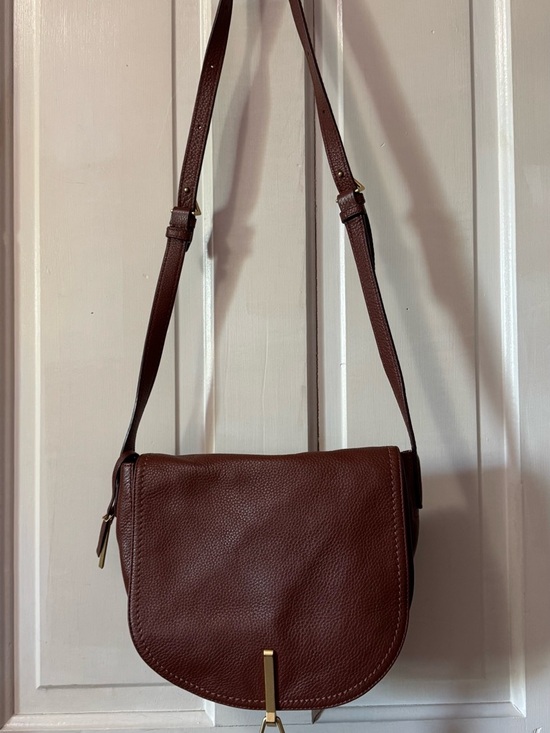 Vera Bradley Handbags - Vera Bradley Chestnut Brown Pebble Leather Shoulder Bag